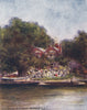 'Cookham, from above' by Mortimer Menpes. Berkshire 1906 old antique print