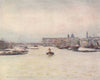 'The Custom House' by Mortimer Menpes. London 1906 old antique print picture