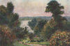 RICHMOND. 'View from Richmond Hill' by Mortimer Menpes. London. SMALL 1906