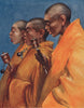 'Yellow Lamas with prayer wheels' by Arnold Henry Savage Landor. Tibet 1905