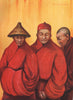 'Red Lamas' by Arnold Henry Savage Landor. Tibet 1905 antique print
