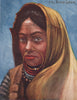 'A Nepalese Woman' by Arnold Henry Savage Landor. Nepal 1905 antique print