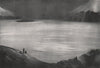 'A sea of mist' by Arnold Henry Savage Landor. Nepal 1905 antique print
