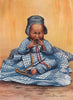 'Tibetan baby girl' by Arnold Henry Savage Landor. Tibet 1905 print
