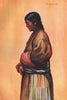 'Tibetan woman of the commoner class' by Arnold Henry Savage Landor. Tibet 1905