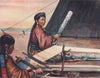 'Tibetan women weaving' by Arnold Henry Savage Landor. Tibet 1905 print