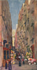 'The Gridone, leading up from the Via Chiaia'. Augustine Fitzgerald. Naples 1904
