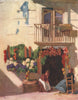 NAPOLI. 'Vegetable shop, Naples' by Augustine Fitzgerald. Naples 1904 print