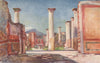 'House of Olconius, Pompeii' by Augustine Fitzgerald. Pompeii 1904 old print