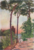 SORRENTO. 'The Villa Crawford' by Augustine Fitzgerald. Italy 1904 old print