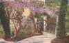 SORRENTO. 'The Villa Crawford, Sorrento' by Augustine Fitzgerald. Italy 1904