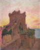 'The Torrione, Forio, Ischia' by Augustine Fitzgerald. Italy 1904 old print