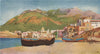 'Forio, Ischia' by Augustine Fitzgerald. Italy 1904 old antique print picture