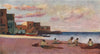 'Evening upon the beach of the Marina of Ischia' by Augustine Fitzgerald 1904