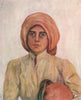 CAPRI. 'Peasant girl of Capri' by Augustine Fitzgerald. Italy 1904 old print