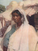 'An Indian woman' by Norman Hardy. India 1913 old antique print picture