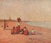 'On the banks of the Irrawaddy' by J. Raeburn Middleton. India 1913 old print