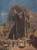 'A statue of Buddha' by Allan Stewart. Sri Lanka 1913 old antique print