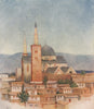 DAMASCUS. Umayyad Mosque; Great Mosque; by Margaret Thomas. Syria 1908 print