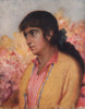 'An Aramaean girl' by Margaret Thomas. Lebanon 1908 old antique print picture