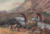 JISR EL KHARDALI. Litani River, bridge by Margaret Thomas. Lebanon 1908 print