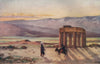 'The Bika with the Shrine of Douris' by Margaret Thomas. Lebanon 1908 print
