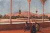 'Interior of private house, Damascus' by Margaret Thomas. Syria 1908 old print