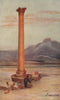 PALMYRA. 'Solitary column, Palmyra' by Margaret Thomas. Syria 1908 old print