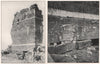'Kasr el Her; Wusms on the stones of Kasr el Her'. Syria 1908 old print