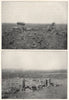 Pillar at el Kerasi. First landmark - ancient door-posts. Syria 1908 old print