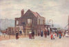 Vine Tavern, Mile End, looking west, 1887 by Philip Norman. Vanished London 1905