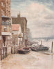 Old Buildings from St. Paul's Pier, 1894 by Philip Norman. Vanished London 1905