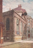 St. Michael's church, Wood Street, 1896. Philip Norman. Vanished London 1905