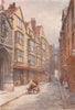 'Cloth Fair, West Smithfield, 1904'. Philip Norman. Vanished London 1905 print