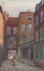 Gateway & entrance, White Horse Inn, Fetter Lane, 1898, by Philip Norman 1905