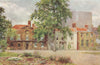 'Old Houses on site of Victoria & Albert Museum, 1899', by Philip Norman 1905