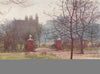 Scarsdale House garden, Kensington, 1892. Philip Norman. Vanished London 1905