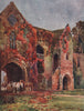 'The Old Gateway, Stoneleigh Abbey' by Frederick Whitehead. Warwickshire 1906