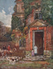 'Packington Old Hall' by Frederick Whitehead. Warwickshire 1906 print