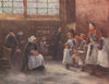 'The Dole, St. Mary's Church, Warwick' by Frederick Whitehead. Warwickshire 1906