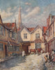 'Palace Yard, Coventry' by Frederick Whitehead. Warwickshire 1906 old print