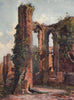 'Kenilworth Castle' by Frederick Whitehead. Warwickshire 1906 old print