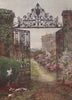 'Stoneleigh Abbey' by Frederick Whitehead. Warwickshire 1906 old antique print