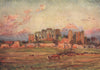 View of Kenilworth Castle by Frederick Whitehead. Warwickshire 1906 old print