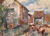 'Mary Arden's Cottage, Wilmcote' by Frederick Whitehead. Warwickshire 1906