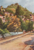 'Street in Hyères' by William Scott. Var 1907 old antique print picture