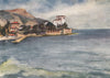 'Beaulieu' by William Scott. Alpes-Maritimes 1907 old antique print picture