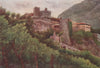 'Monaco - evening' by William Scott. Monaco 1907 old antique print picture