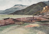 'Italy and France. Mouth of the Roya' by William Scott. Italy 1907 old print