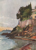 'Zoagli' by William Scott. Italy 1907 old antique vintage print picture
